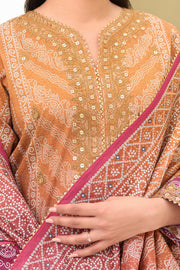Zellbury Summer Embroidered Lawn Unstitched 3Pc Suit WUS25E30277