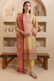 Zellbury Summer Embroidered Lawn Unstitched 3Pc Suit WUS25E30278