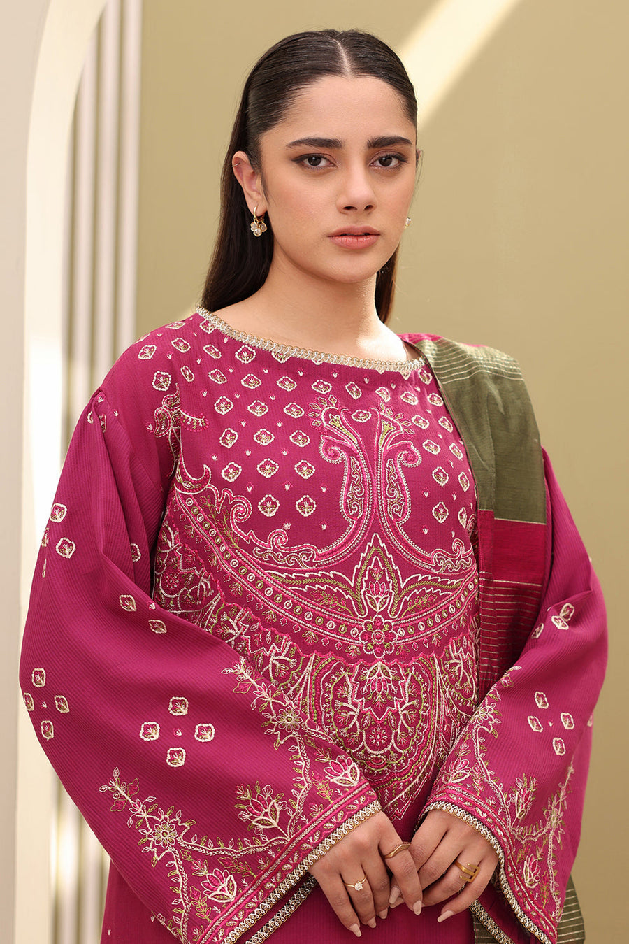 Zellbury Summer Embroidered Lawn Unstitched 3Pc Suit WUS25E30286