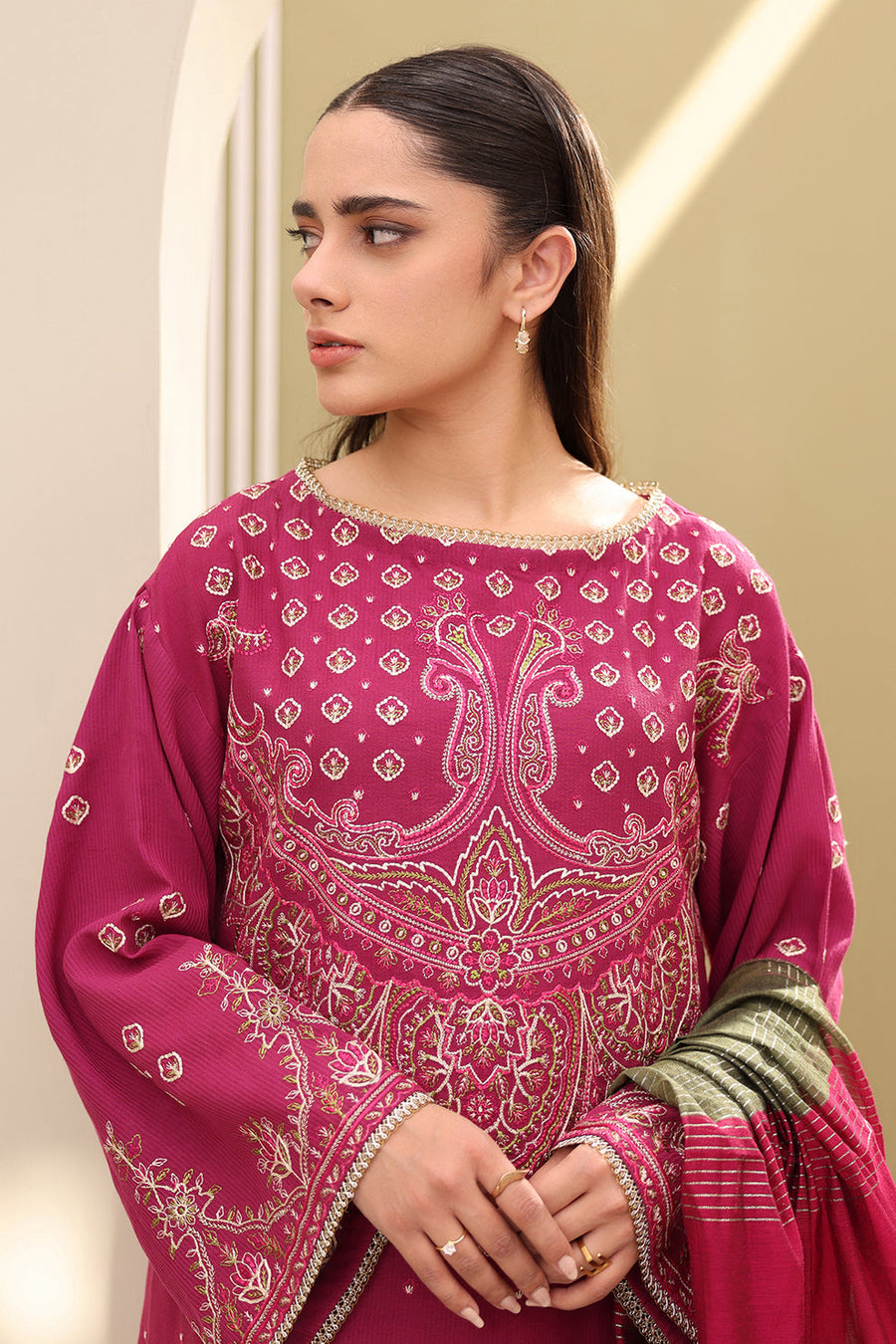 Zellbury Summer Embroidered Lawn Unstitched 3Pc Suit WUS25E30286