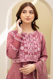 Zellbury Summer Embroidered Cambric Unstitched 3Pc Suit WUS25E30296