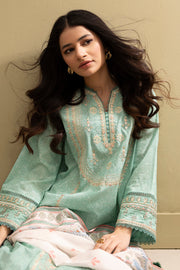 Zellbury Summer Embroidered Lawn Unstitched 3Pc Suit WUS25E30341