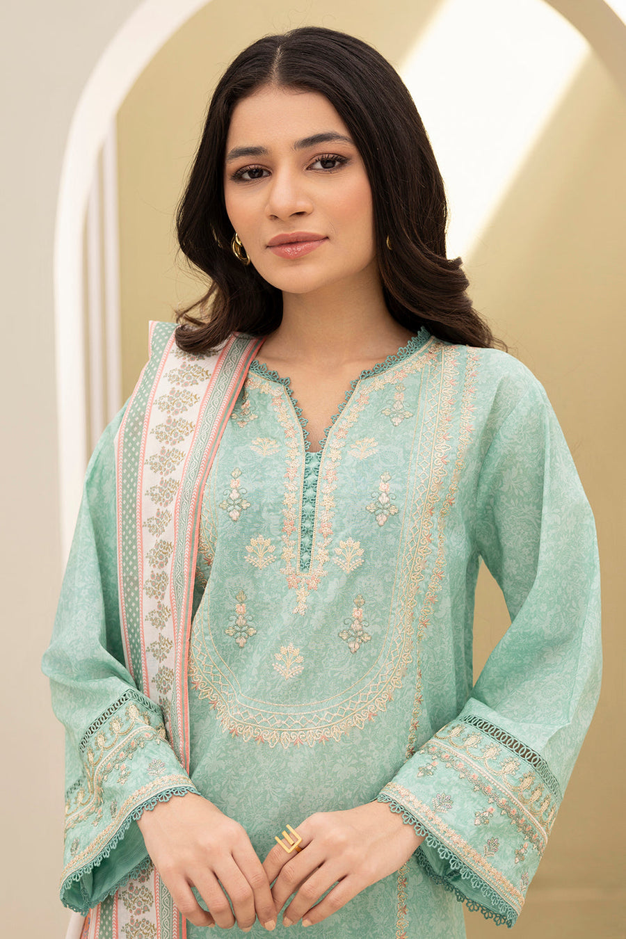 Zellbury Summer Embroidered Lawn Unstitched 3Pc Suit WUS25E30341