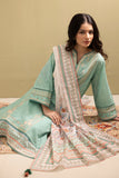 Zellbury Summer Embroidered Lawn Unstitched 3Pc Suit WUS25E30341
