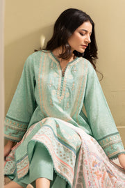 Zellbury Summer Embroidered Lawn Unstitched 3Pc Suit WUS25E30341