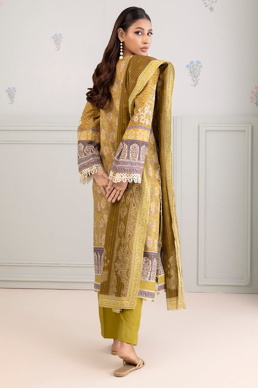 Zellbury Summer Embroidered Lawn Unstitched 3Pc Suit WUS25E30342