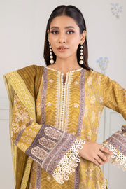 Zellbury Summer Embroidered Lawn Unstitched 3Pc Suit WUS25E30342