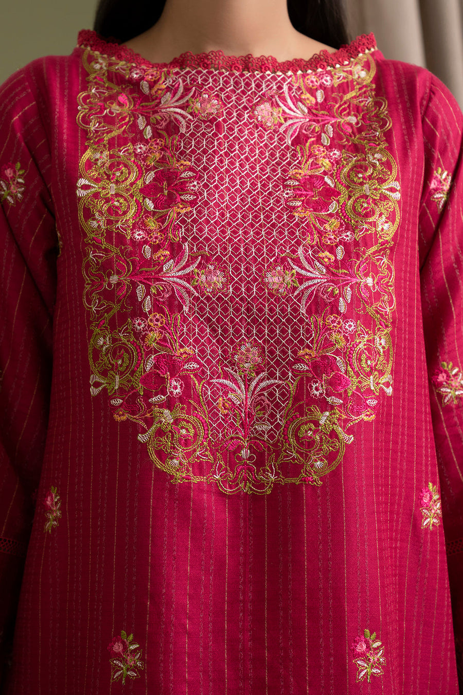 Zellbury Summer Embroidered Lawn Unstitched 3Pc Suit WUS25E30346