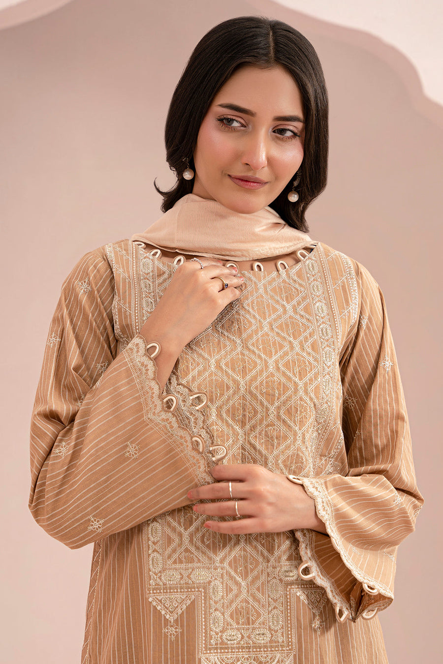 Zellbury Summer Embroidered Lawn Unstitched 3Pc Suit WUS25E30348