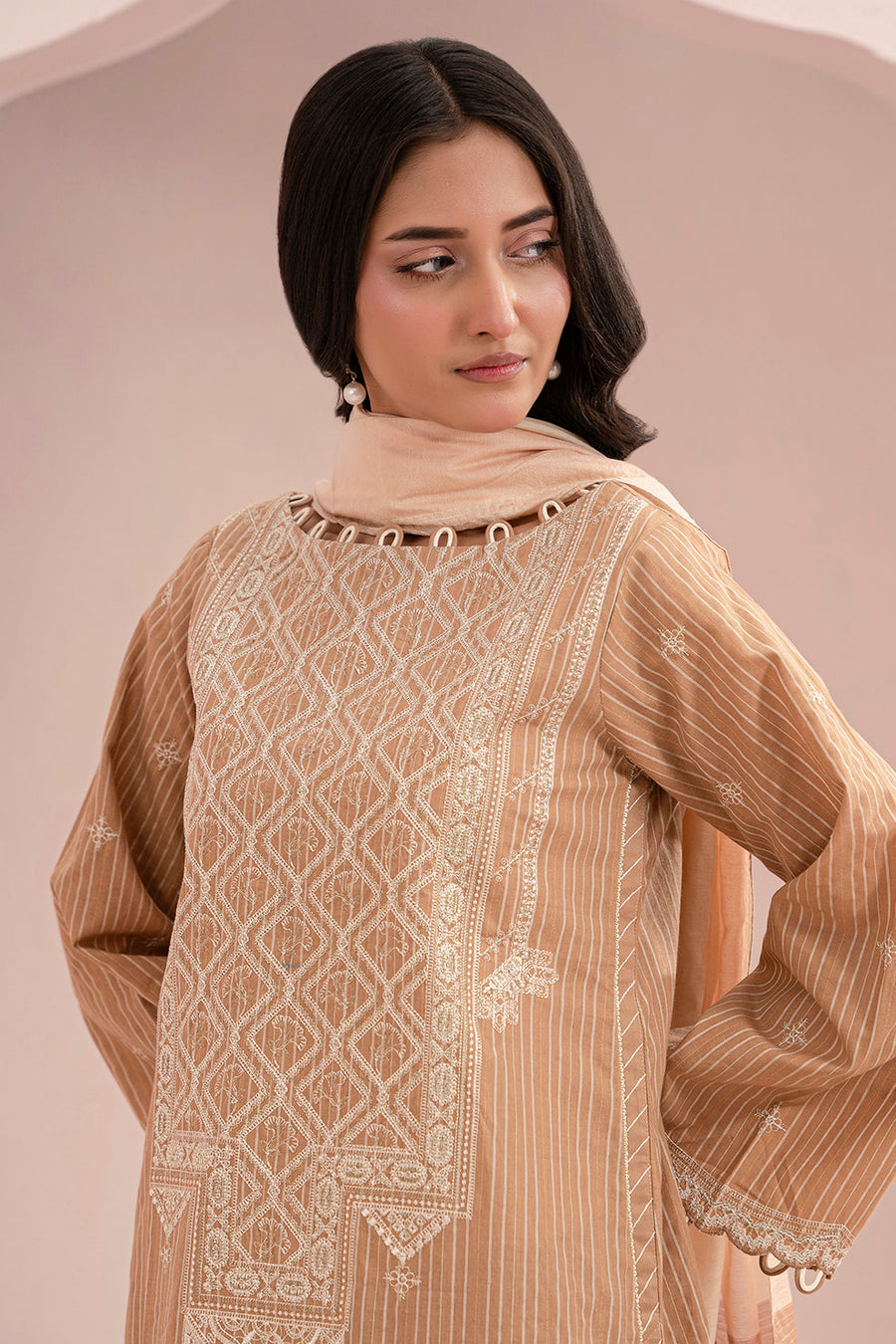 Zellbury Summer Embroidered Lawn Unstitched 3Pc Suit WUS25E30348