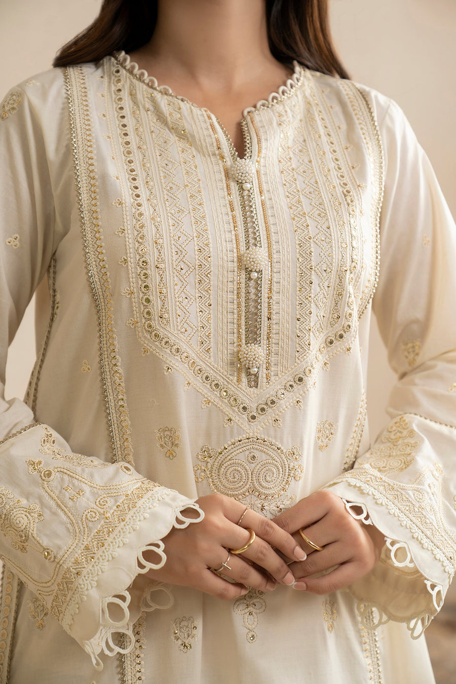 Zellbury Embroidered Lawn Unstitched 3Pc Suit WUS25E30351
