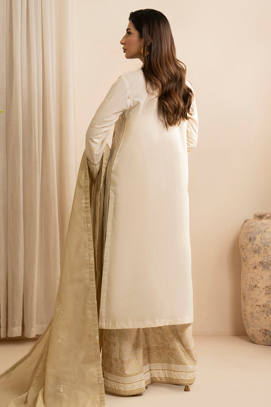Zellbury Embroidered Lawn Unstitched 3Pc Suit WUS25E30351