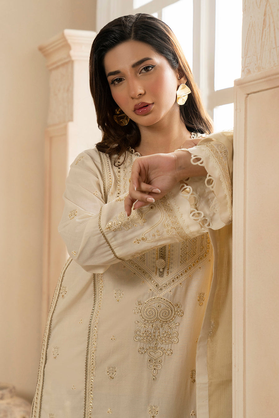Zellbury Embroidered Lawn Unstitched 3Pc Suit WUS25E30351