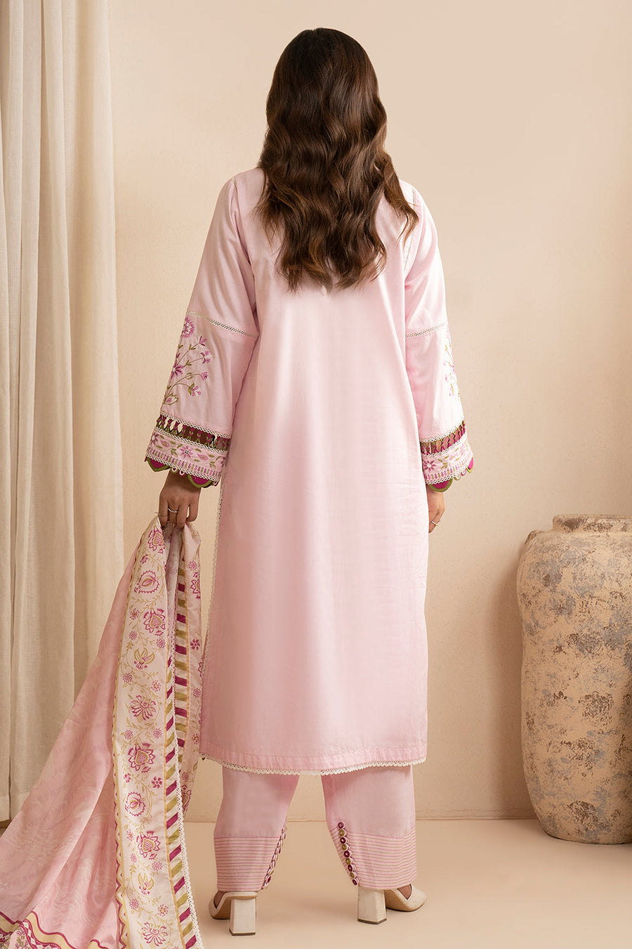 Zellbury Embroidered Lawn Unstitched 3Pc Suit WUS25E30357