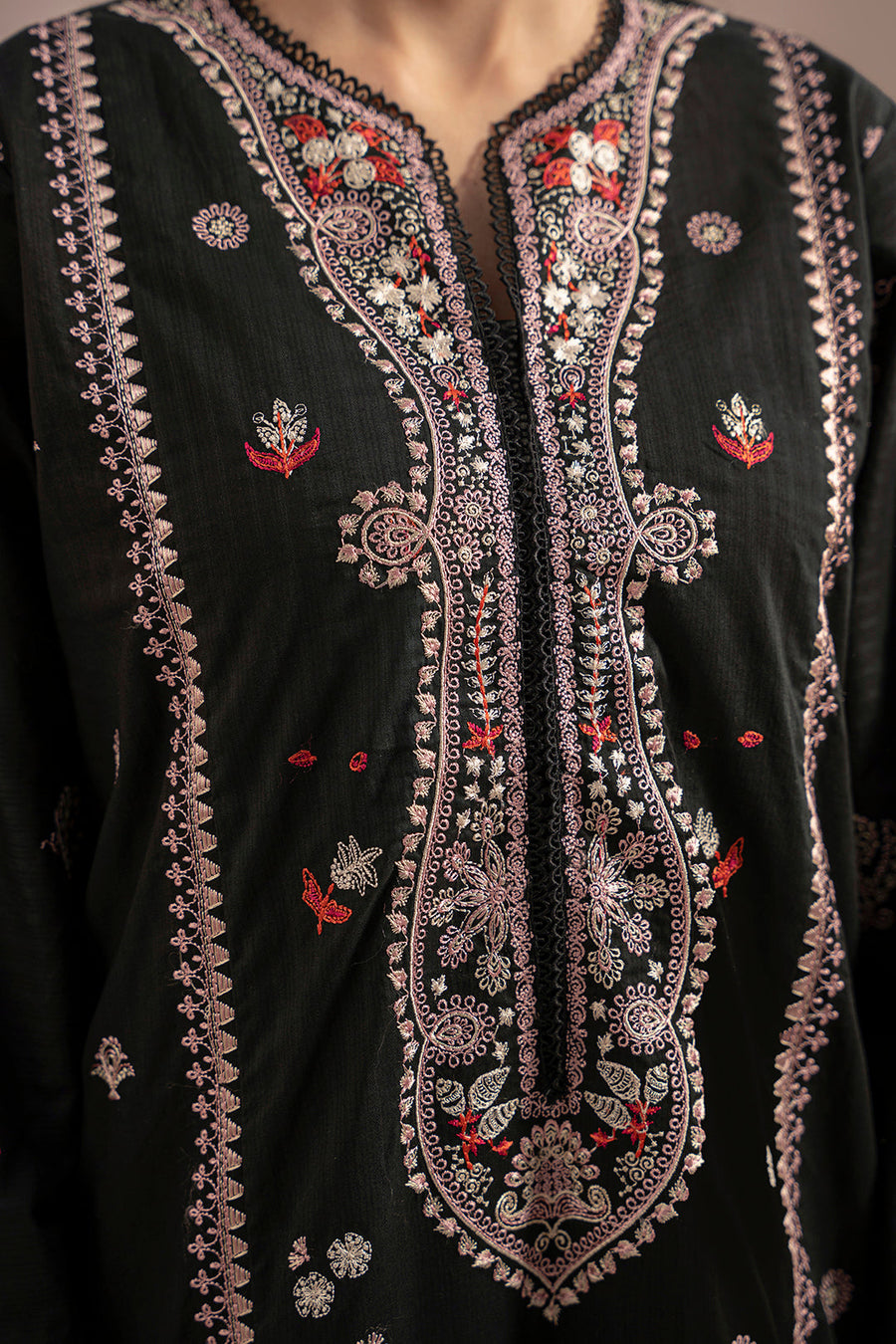 Zellbury Embroidered Cambric Unstitched 3Pc Suit WUS25E30358