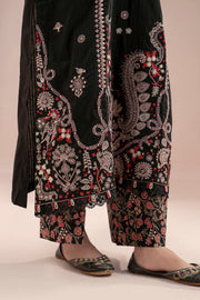 Zellbury Embroidered Cambric Unstitched 3Pc Suit WUS25E30358