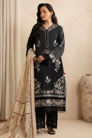 Zellbury Summer Embroidered Lawn Unstitched 3Pc Suit WUS25E30362