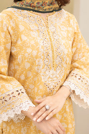 Zellbury Summer Embroidered Lawn Unstitched 3Pc Suit WUS25E30398
