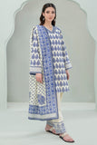 Zellbury Summer Embroidered Lawn Unstitched 3Pc Suit WUS25E30461