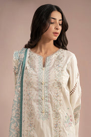 Zellbury Summer Embroidered Cambric Unstitched 3Pc Suit WUS25E30467