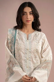 Zellbury Summer Embroidered Cambric Unstitched 3Pc Suit WUS25E30467