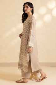 Zellbury Summer Embroidered Lawn Unstitched 3Pc Suit WUC25E34008
