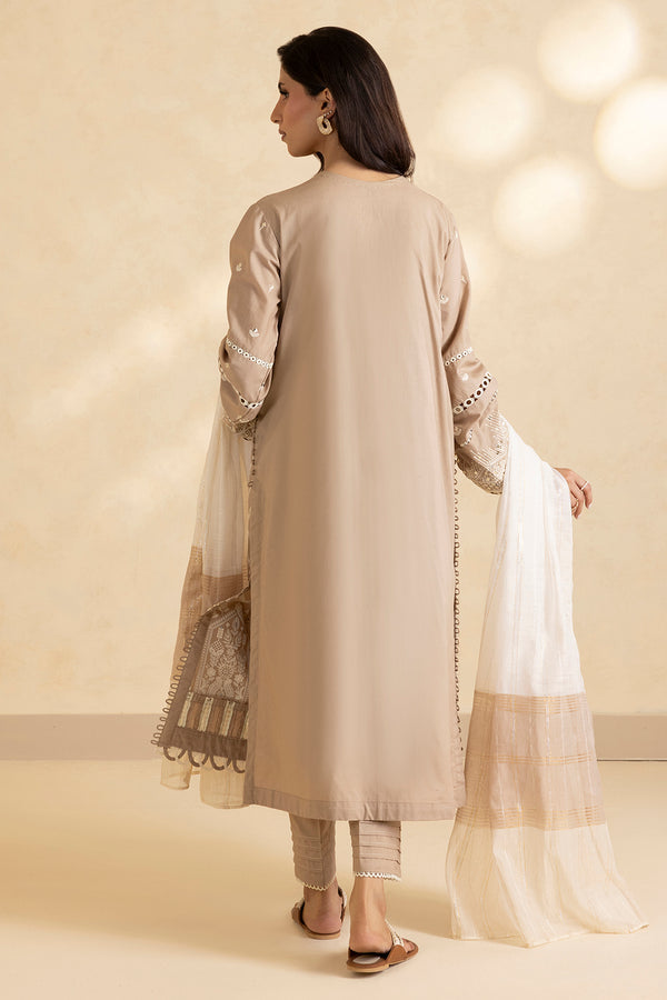 Zellbury Summer Embroidered Lawn Unstitched 3Pc Suit WUC25E34008