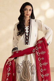 Zellbury Summer Embroidered Lawn Unstitched 3Pc Suit WUS25E30470