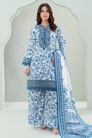 Zellbury Summer Embroidered Lawn Unstitched 3Pc Suit WUS25E30526