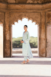 Zellbury Chikankari Embroidered Lawn Unstitched 3Pc Suit WUS25E30529