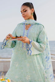 Zellbury Chikankari Embroidered Lawn Unstitched 3Pc Suit WUS25E30529