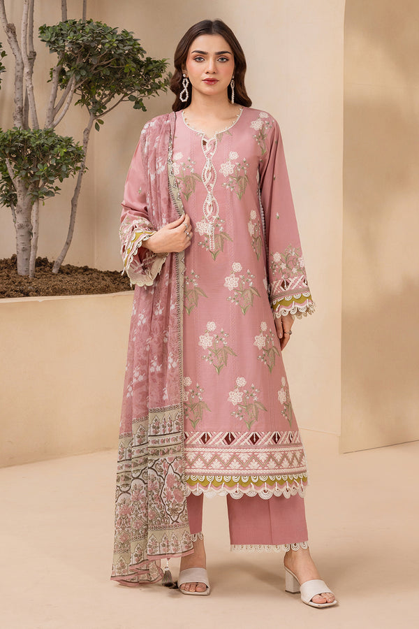 Zellbury Summer Embroidered Lawn Unstitched 3Pc Suit WUS25E30532
