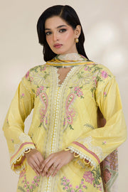 Zellbury Embroidered Lawn Unstitched 3Pc Suit WUS25E30534