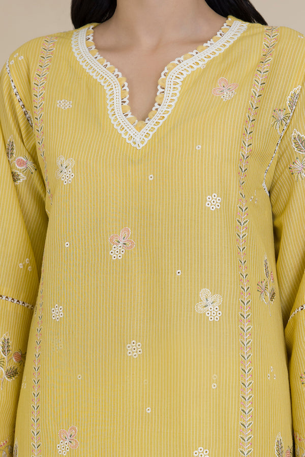 Zellbury Summer Embroidered Lawn Unstitched 3Pc Suit WUS25E30599