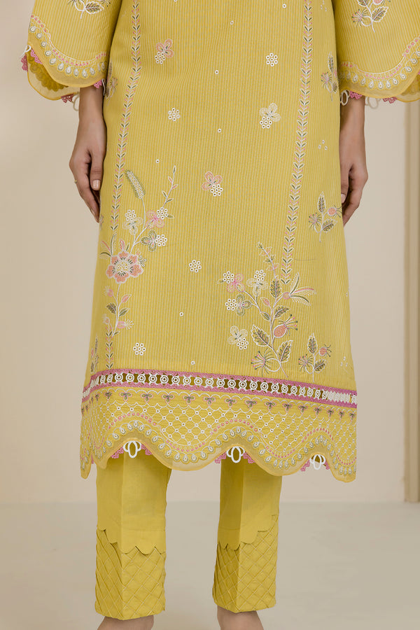 Zellbury Summer Embroidered Lawn Unstitched 3Pc Suit WUS25E30599