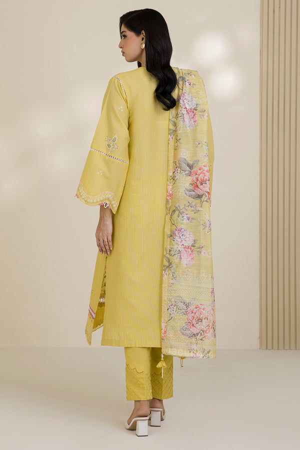 Zellbury Summer Embroidered Lawn Unstitched 3Pc Suit WUS25E30599