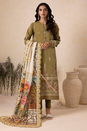 Zellbury Summer Embroidered Cambric Unstitched 3Pc Suit WUS25E30604