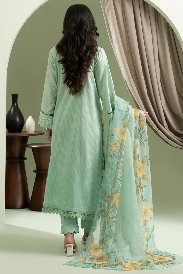 Zellbury Summer Embroidered Cambric Unstitched 3Pc Suit WUS25E30605