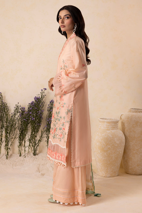 Zellbury Summer Embroidered Cambric Unstitched 3Pc Suit WUS25E30606