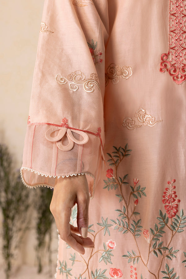 Zellbury Summer Embroidered Cambric Unstitched 3Pc Suit WUS25E30606