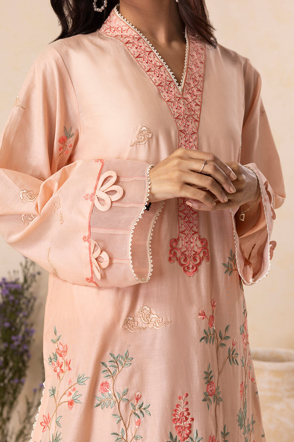 Zellbury Summer Embroidered Cambric Unstitched 3Pc Suit WUS25E30606