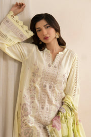 Zellbury Summer Embroidered Lawn Unstitched 3Pc Suit WUS25E30607