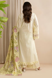 Zellbury Summer Embroidered Lawn Unstitched 3Pc Suit WUS25E30607