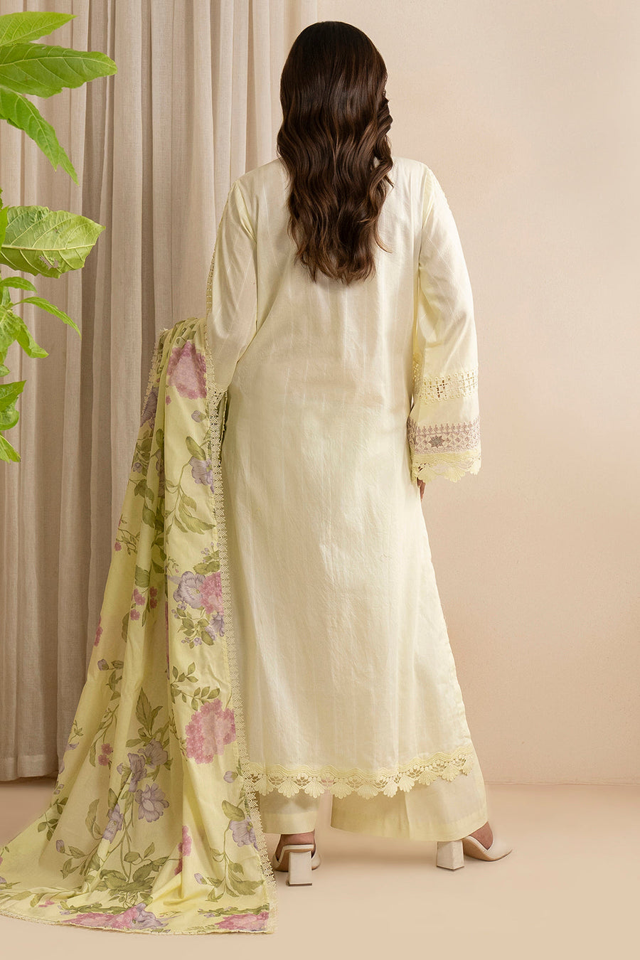 Zellbury Summer Embroidered Lawn Unstitched 3Pc Suit WUS25E30607