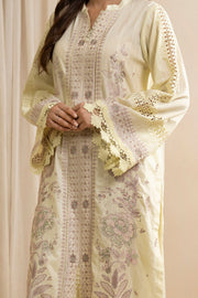 Zellbury Summer Embroidered Lawn Unstitched 3Pc Suit WUS25E30607