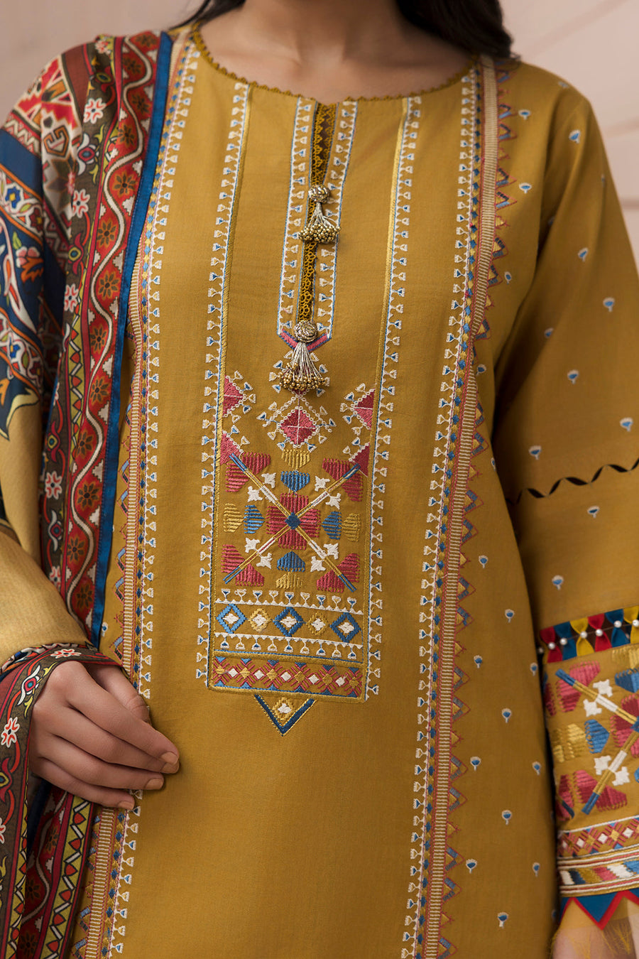 Zellbury Summer Embroidered Lawn Unstitched 3Pc Suit WUS25E30616