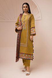 Zellbury Summer Embroidered Lawn Unstitched 3Pc Suit WUS25E30616
