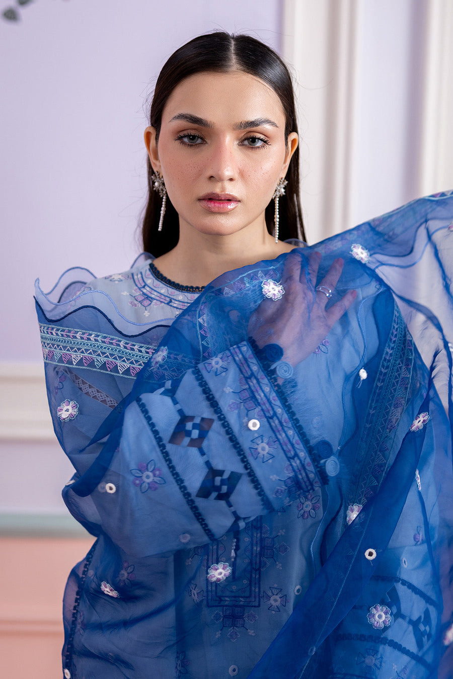 Zellbury Summer Embroidered Lawn Unstitched 3Pc Suit WUS25E30618