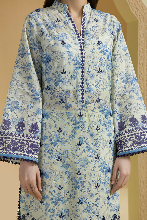 Zellbury Summer Embroidered Lawn Unstitched 3Pc Suit WUS25E30677