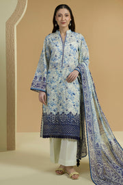 Zellbury Summer Embroidered Lawn Unstitched 3Pc Suit WUS25E30677